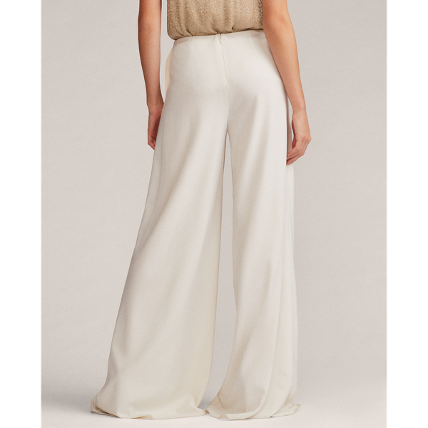 Cream Kimberly Wool Crepe Trouser Ralph Lauren Collection 6