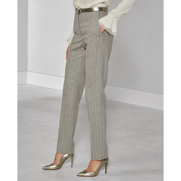 Grey Simone Wool Flannel Trouser Ralph Lauren Collection 5