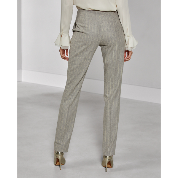 Grey Simone Wool Flannel Trouser Ralph Lauren Collection 6
