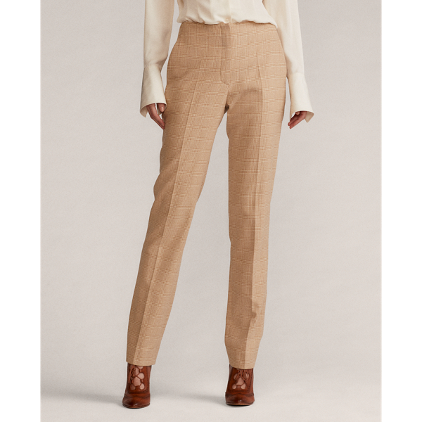 Cream Simone Merino Wool Tweed Trouser Ralph Lauren Collection 4