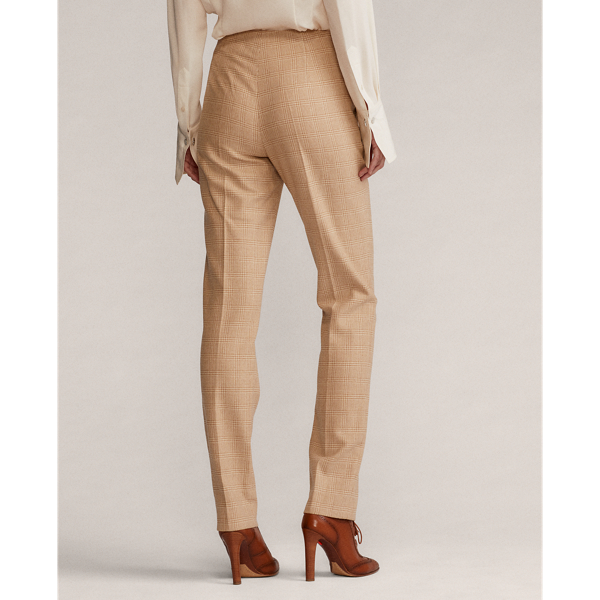 Cream Simone Merino Wool Tweed Trouser Ralph Lauren Collection 6