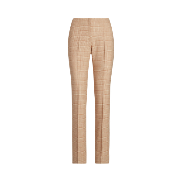 Cream Simone Merino Wool Tweed Trouser Ralph Lauren Collection 2