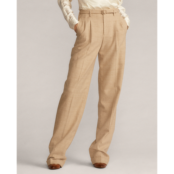 Cream Stamford Wool Tweed Trouser Ralph Lauren Collection 4