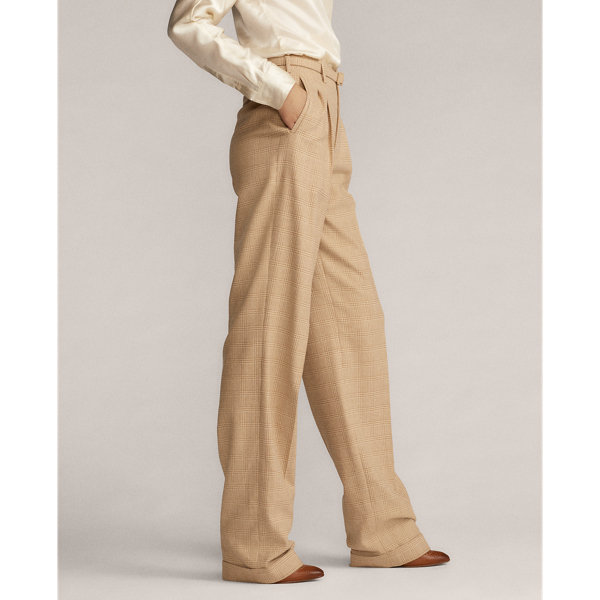Cream Stamford Wool Tweed Trouser Ralph Lauren Collection 5