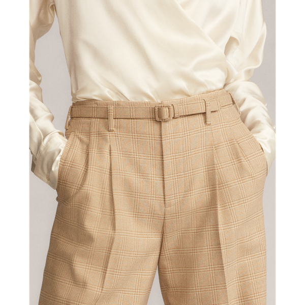Cream Stamford Wool Tweed Trouser Ralph Lauren Collection 7
