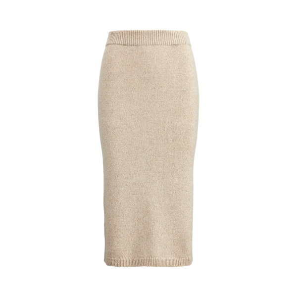 Mouline Cashmere Pencil Skirt