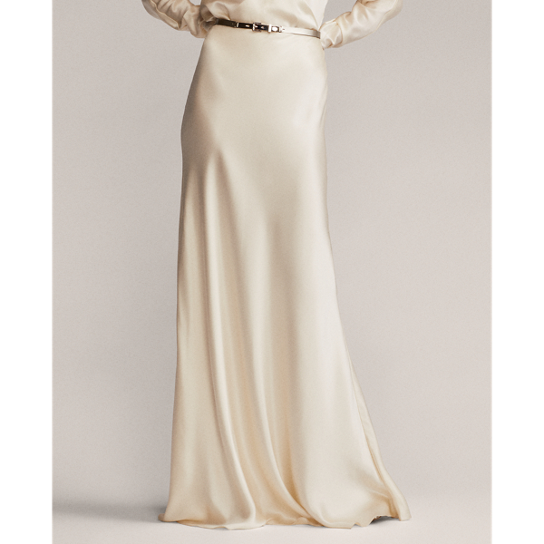 Vanilla Masina Silk Skirt Ralph Lauren Collection 3