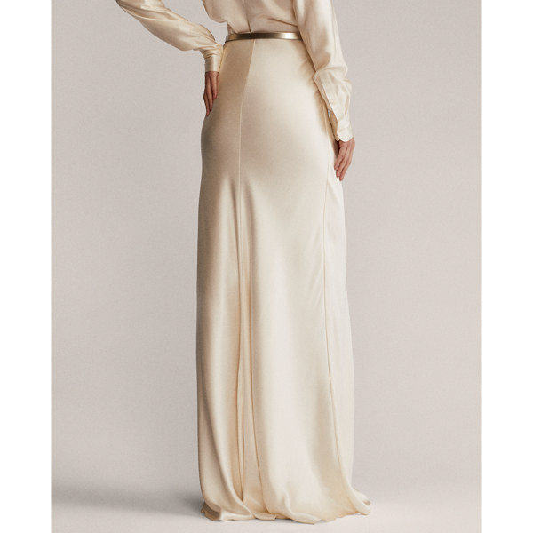 Vanilla Masina Silk Skirt Ralph Lauren Collection 5