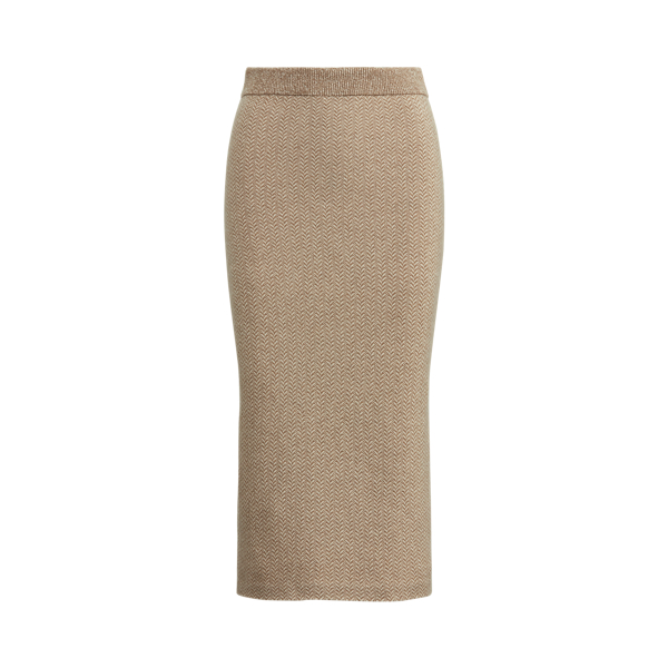 Herringbone Herringbone Pencil Skirt Ralph Lauren Collection 2