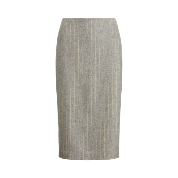 Cynthia Wool Flannel Skirt Ralph Lauren Collection em 1