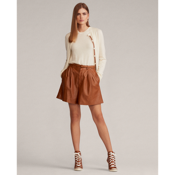 Cream Cashmere-Lambskin Cardigan Ralph Lauren Collection 4