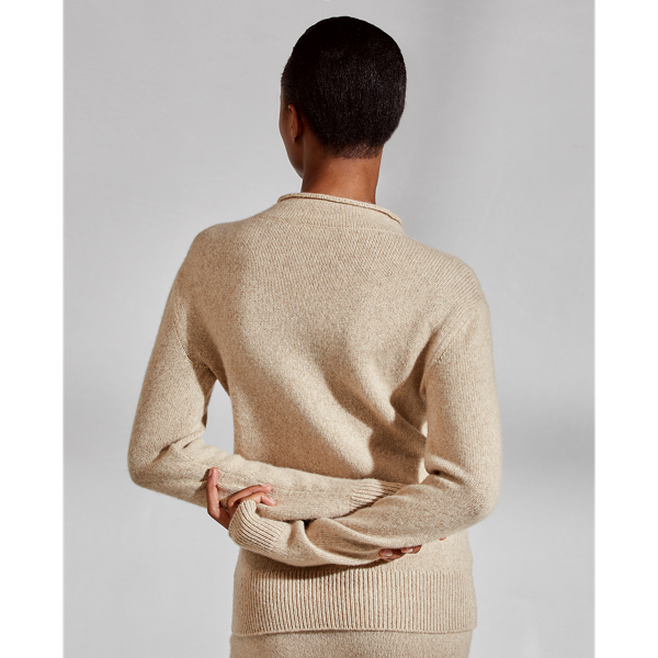 Honey Mouline Cashmere Jumper Ralph Lauren Collection 5