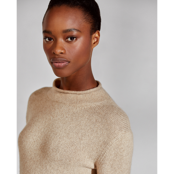 Honey Mouline Cashmere Jumper Ralph Lauren Collection 6