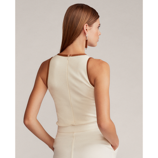 Cream Merino Wool Tank Jumper Ralph Lauren Collection 5