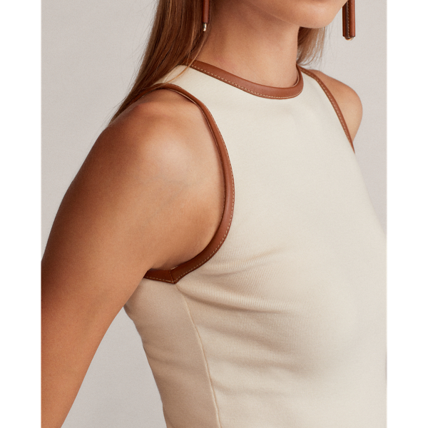 Cream Merino Wool Tank Jumper Ralph Lauren Collection 6