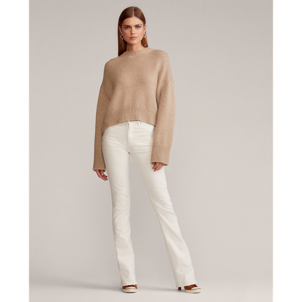 Fawn Mel Wool-Cashmere Sweater Ralph Lauren Collection 4