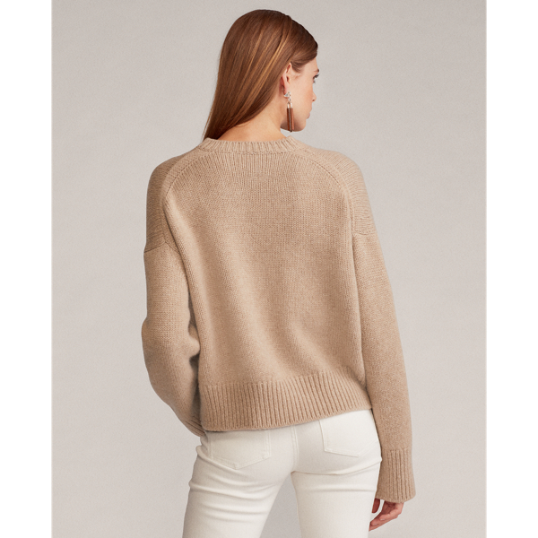 Fawn Mel Wool-Cashmere Sweater Ralph Lauren Collection 5