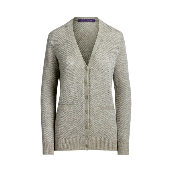 Metallic Cashmere Cardigan Ralph Lauren Collection 1