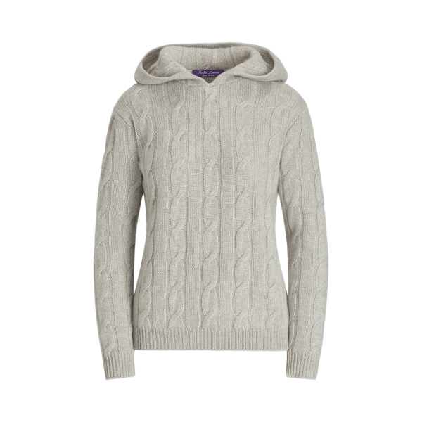Cable-Knit Cashmere Hoodie Ralph Lauren Collection 1