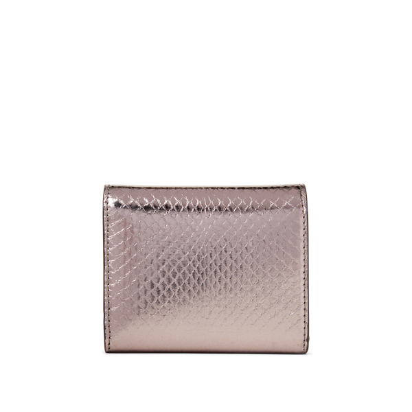 Silver Petite Hinge-Lock Wallet Ralph Lauren Collection 2