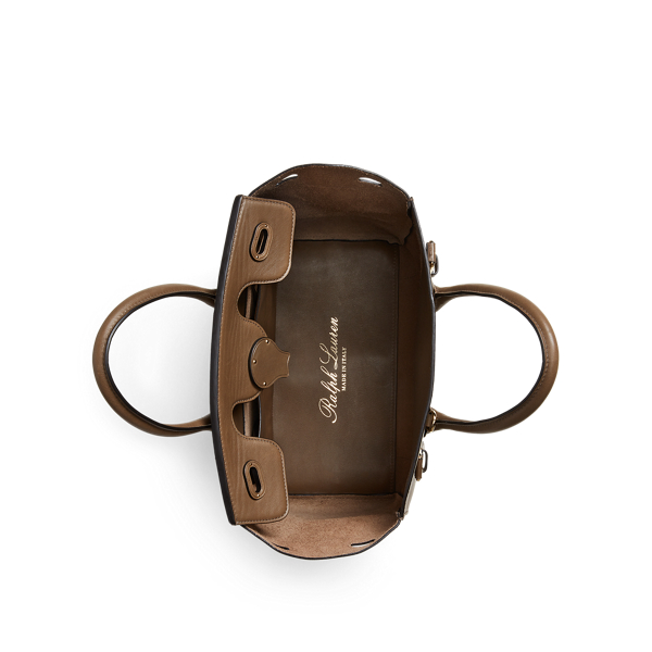 Sac Light Ricky&nbsp;33 en vachette Ralph Lauren Collection en Truffe 4