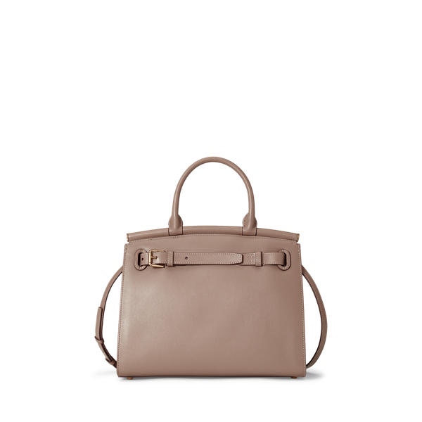 Taupe RL50 Calfskin Medium Bag Ralph Lauren Collection 3