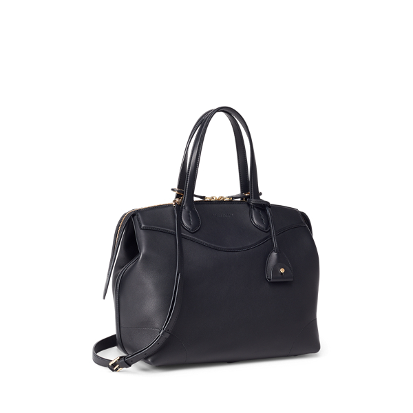 Black Calfskin Medium Voyager Ralph Lauren Collection 2