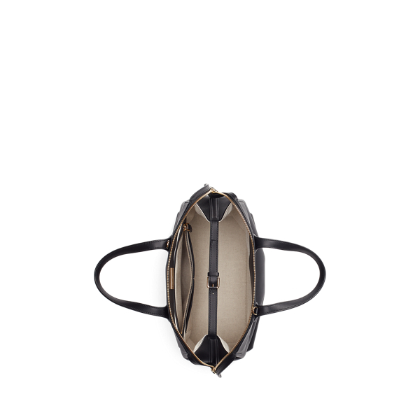 Black Calfskin Medium Voyager Ralph Lauren Collection 4