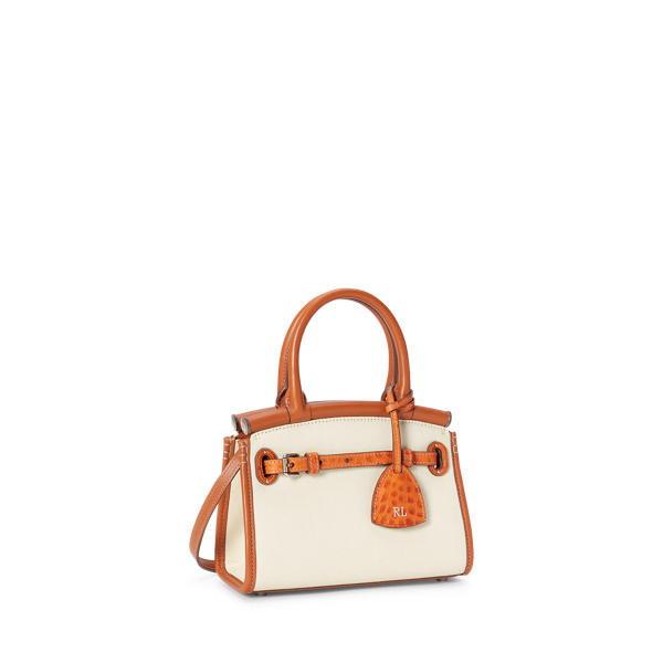 Gold/Cream RL50 Canvas Mini Bag Ralph Lauren Collection 2