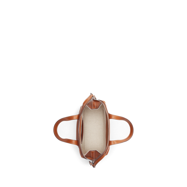 Gold Calfskin Mini Voyager Ralph Lauren Collection 4