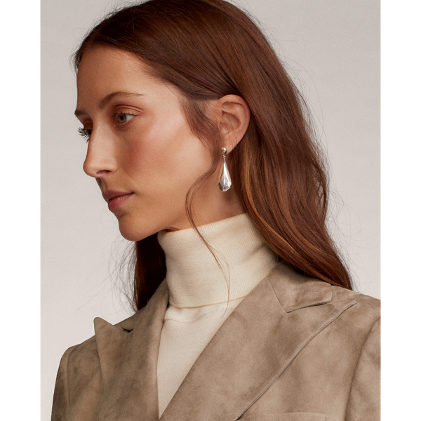 Silver Sterling Silver Drop Earrings Ralph Lauren Collection 2