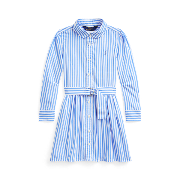 Striped Cotton Shirtdress