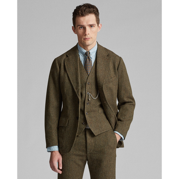 Brown Tweed Wool-Blend Tweed Sport Coat RRL 3