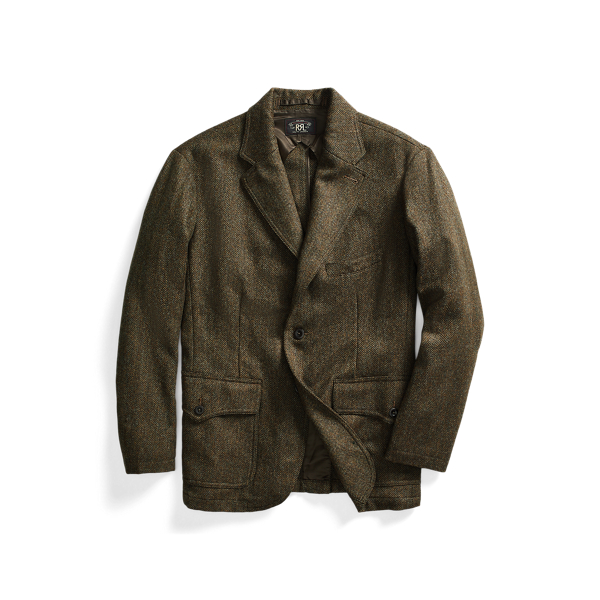 Brown Tweed Wool-Blend Tweed Sport Coat RRL 2