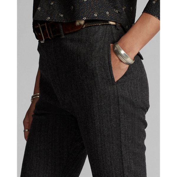 Charcoal Slim Lambswool Trouser RRL 5