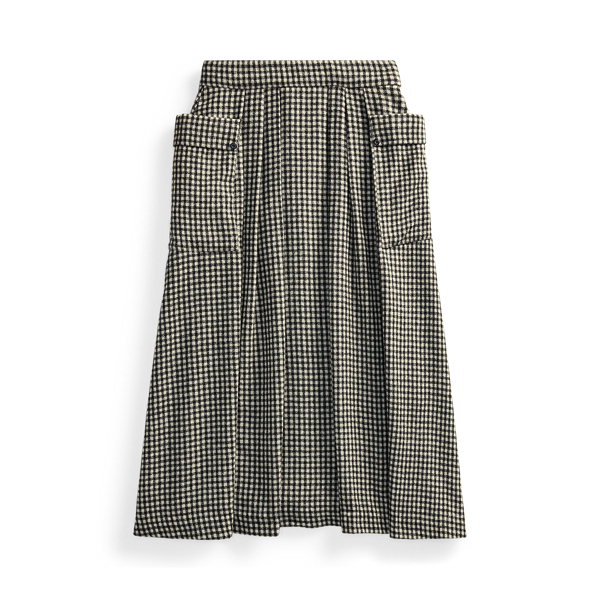 Checked Wool Skirt RRL 1