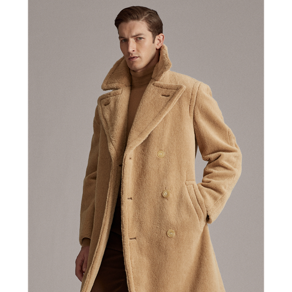 Brown Alpaca-Blend Topcoat Purple Label 4