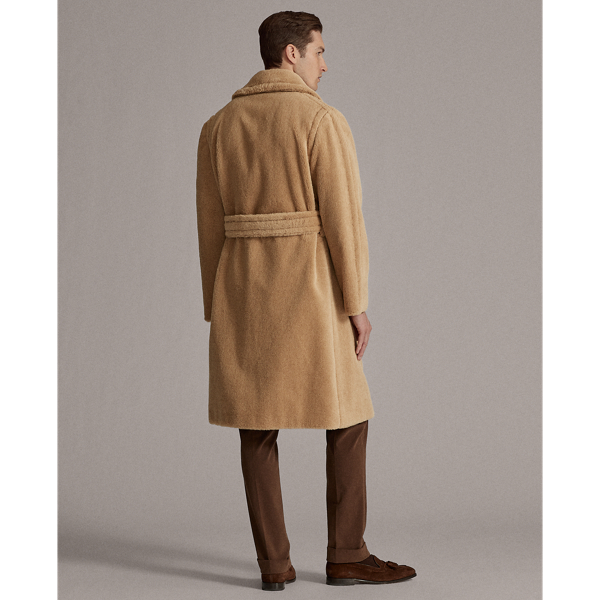 Brown Alpaca-Blend Topcoat Purple Label 5
