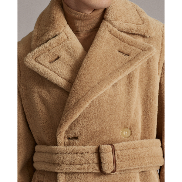 Brown Alpaca-Blend Topcoat Purple Label 6
