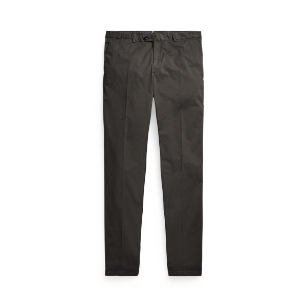 Dark Grey Slim Fit Stretch Chino Trouser Purple Label 2
