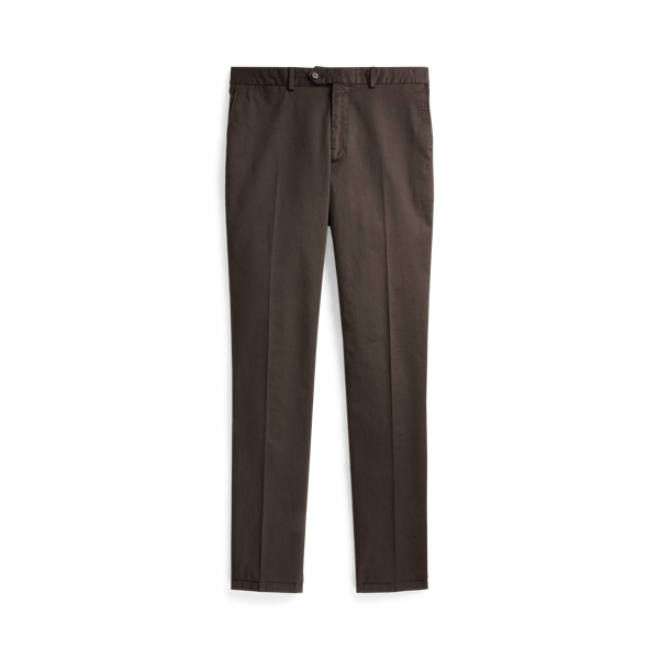 Estate Olive Slim Fit Stretch Chino Trouser Purple Label 2