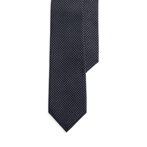 Pin Dot Cashmere-Silk Tie