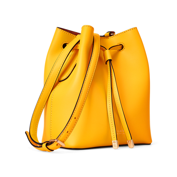 Yellow/Tan Mini Debby II Drawstring Bag Lauren 2