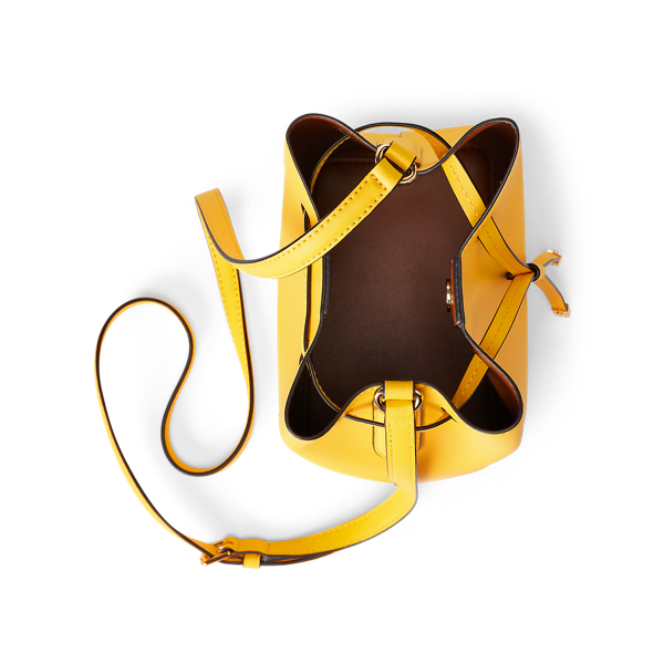 Yellow/Tan Mini Debby II Drawstring Bag Lauren 4