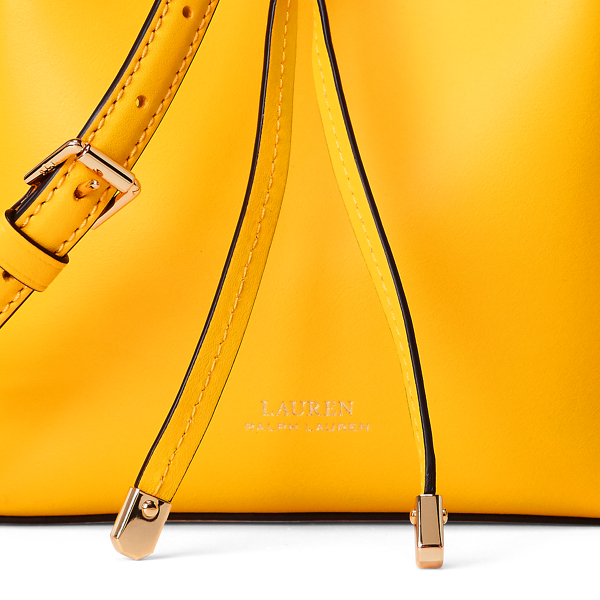 Yellow/Tan Mini Debby II Drawstring Bag Lauren 5