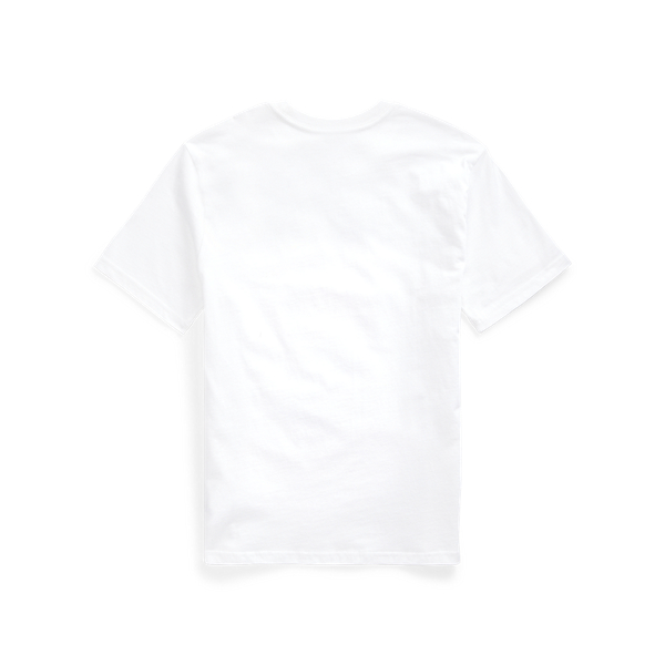 White Polo Bear Las Vegas Cotton Tee Boys 8-20 2