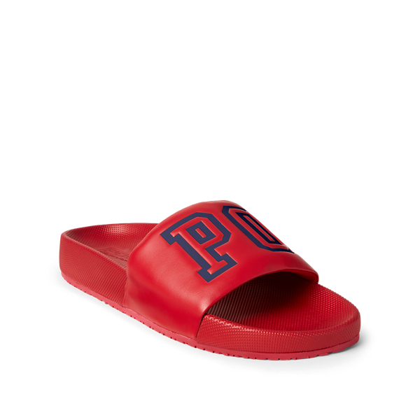 Red/Navy Cayson Polo Slide Sandal Polo Ralph Lauren 2