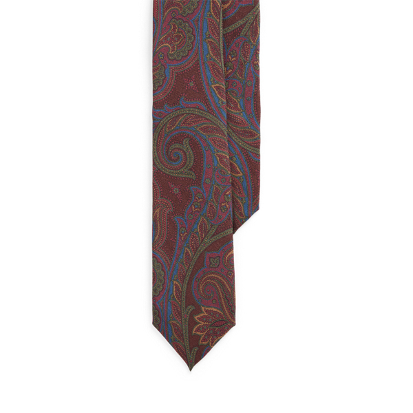 Paisley Cashmere-Silk Tie