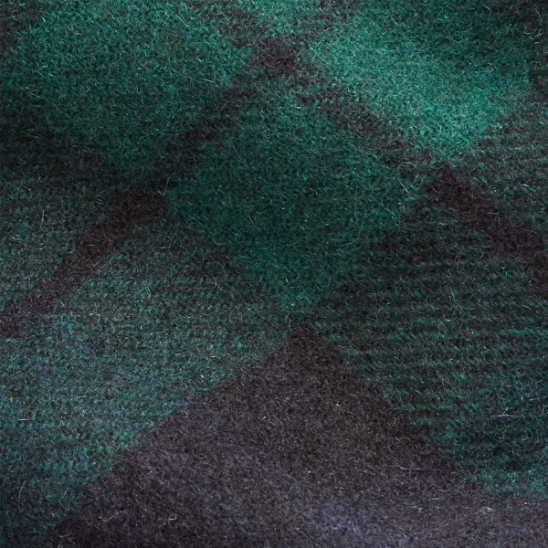 Navy/Green Black Watch Cashmere Tie Purple Label 3