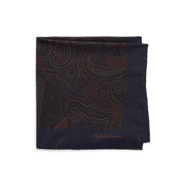 Einstecktuch mit Paisley-Patchwork